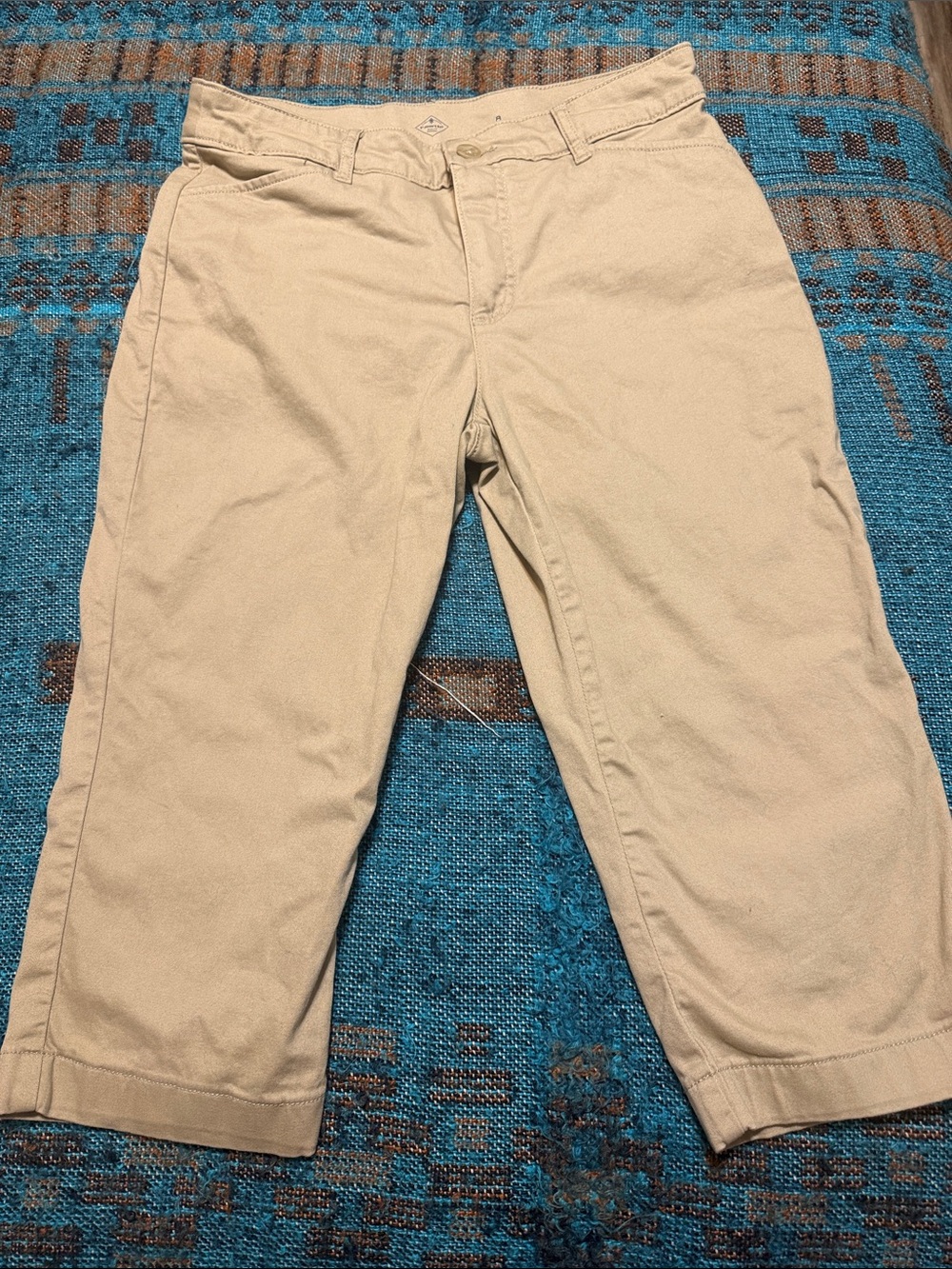 St. John's Bay Men's Cotton Chinos in Light Tan